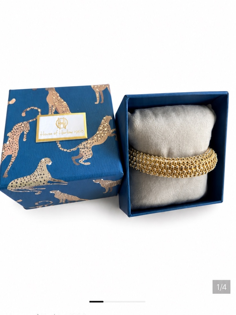 House of Harlow 1960 Gold Chain Bracelet